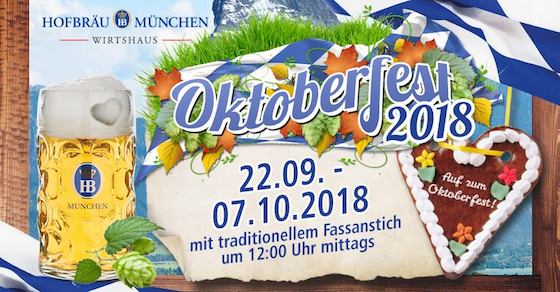 Hofbräu München Wirtshaus Oktoberfest 2018 Berlin