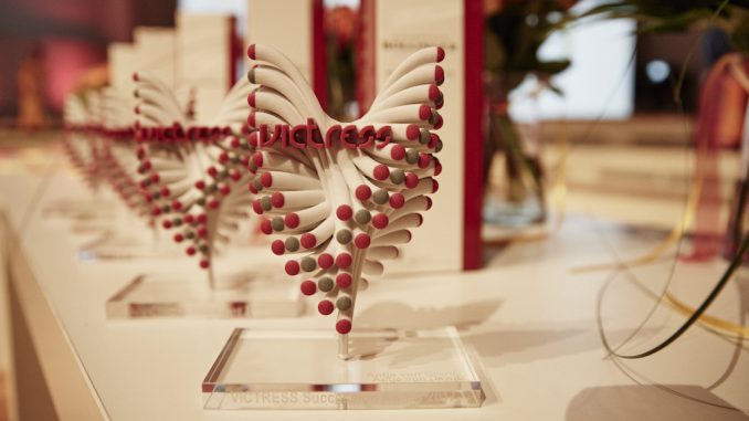 So sehen die Victress Awards aus, die auch 2019 wieder in Berlin vergeben werden. ©VICTRESS