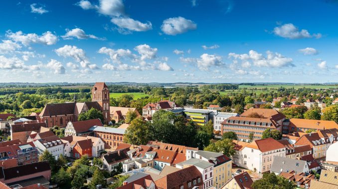 Luftaufnahme einer deutschen Stadt / CCO via pixabay.com