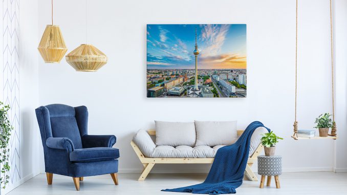 Bild von Berlin im Wohnzimmer