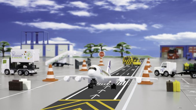 SIKU Flughafen-Set-2.jpg Mit dem neuen SIKU Flughafen-Set können die Nachwuchspiloten das Kinderzimmer zum eigenen Luftdrehkreuz verwandeln.