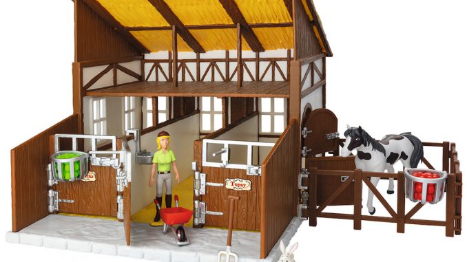 CRAZE BuT Pferdestall-Set 2 Das Martinshof Pferdestall-Set bietet mit dem Gebäude und dem vielen Zubehör viel Spielspaß für die Freunde von Bibi & Tina.