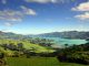 Blick in den Akaroa Harbour, Halbinsel Akaroa, Ostk¸ste, S¸dinsel, Neuseeland