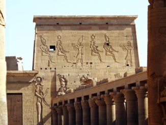 Der Tempel der Isis in Ägypten.