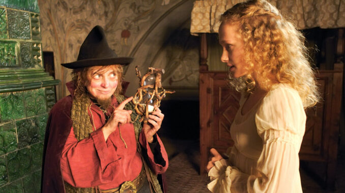 Katharina Thalbach als Rumpelstilzchen im gleichnamigen Grimm-Märchen.