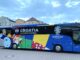 Mannschaftsbus der Kroatischen Nationalmannschaft in Neuruppin zur EM 2024
