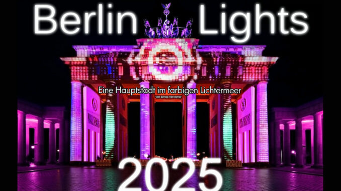 Deckblatt Kalender "Berlin Lights 2025"