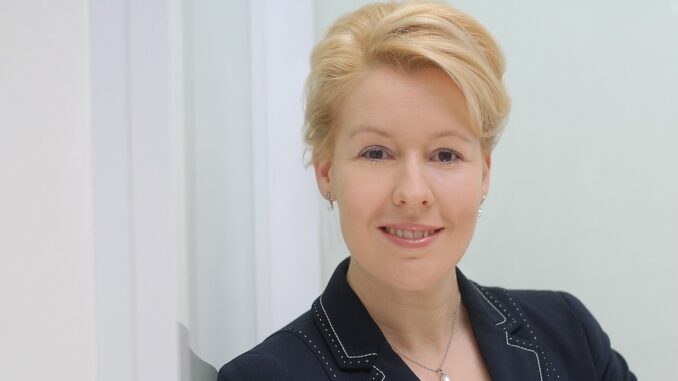 Wirtschaftssenatorin Franziska Giffey (SPD) / Bildnachweis: SPD Berlin/ Joachim Gern