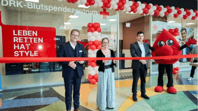DRK Blutspendedienst jetzt im Shoppingcenter ALEXA