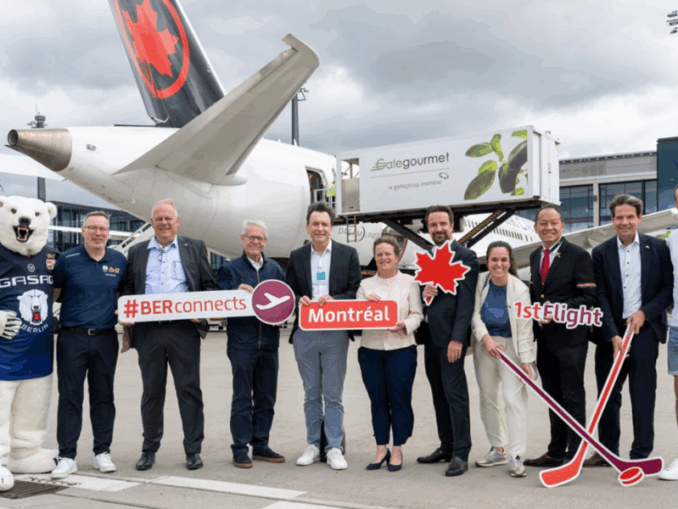 Air Canada fliegt jetzt in der Sommerzeit vom und zum BER. Foto: Günter Wicker / Flughafen Berlin-Brandenburg GmbH