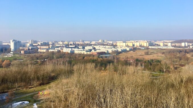 Blick vom Kienberg in Berlin-Marzahn