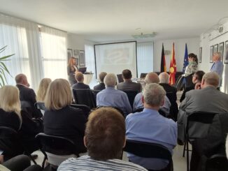 Vortrag in der nordmazedonische Botschaft in Berlin.